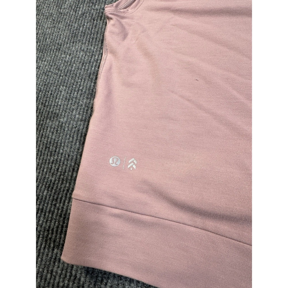 Lululemon x Barry's collaboration Pink Sleeveless Pullover HoodieDrawstring Hood